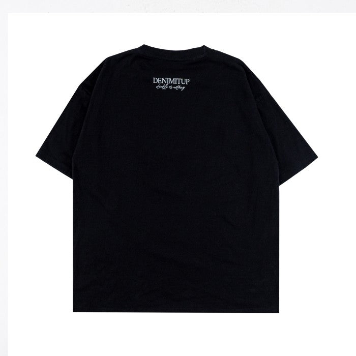 DENIMITUP trilogo skull warrior black tee - T-Shirt