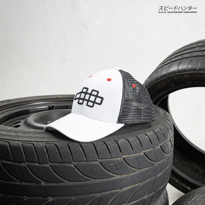 Trucker Hat - H Logo Motorsport White - Hat