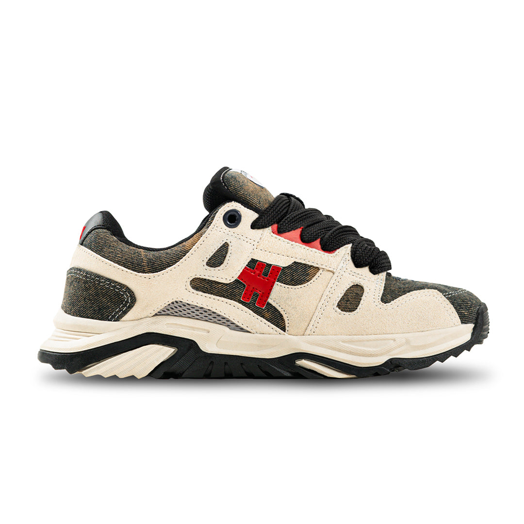 H Apex Denimitup - Vintage Blue Denim Splashes - Shoes