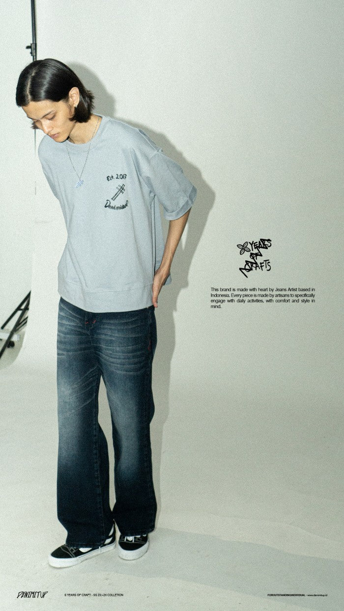 H1 baggy - Ash grey - Jeans Pants
