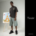 H1 Jorts - Cream Blue - Short Pants