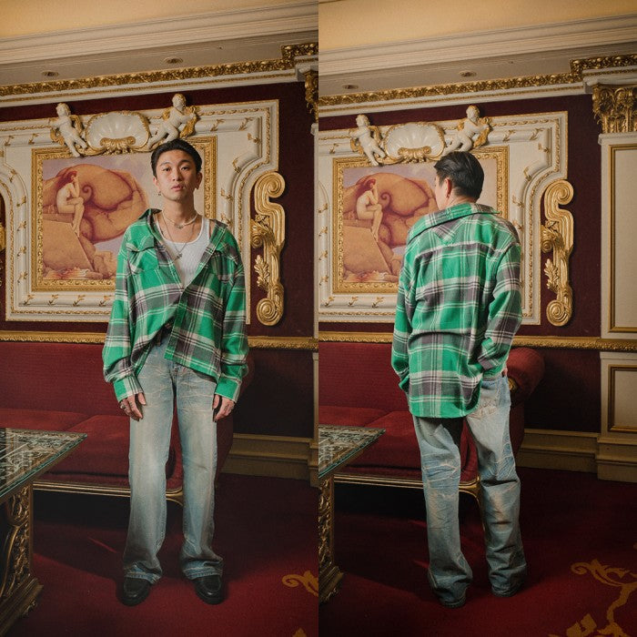 H1 baggy - Cream blue - Jeans Pants