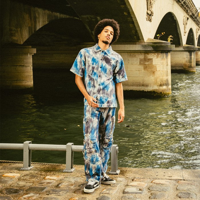 DENIMITUP work denim shirt - Parisian Blue Wash - Shirt
