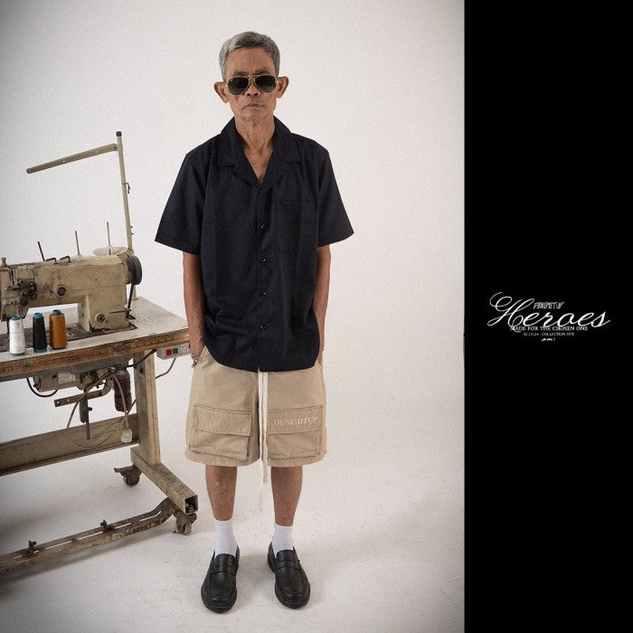 DENIMITUP canvas twill pants -Beige - Short Pants