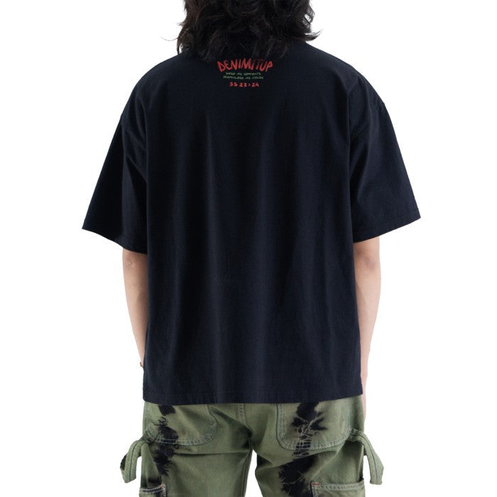 Denimitup - Cobra black tee - T-Shirt