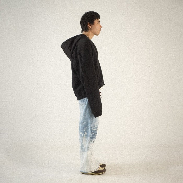 H1 baggy tri biker - Ice blue splash - Jeans Pants