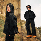 H1 Jacket Denimitup x Bhisma - Black selvedge raw - Jacket