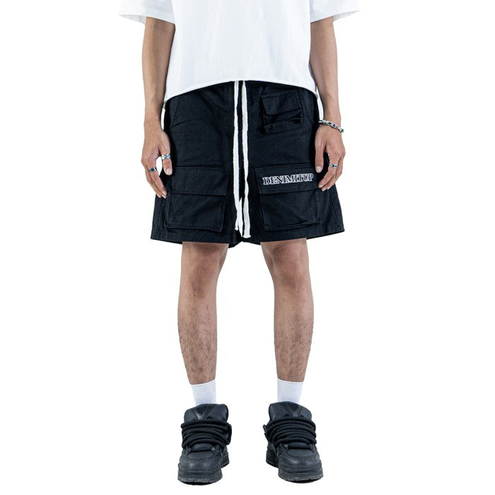 DENIMITUP canvas twill pants - Black - Short Pants