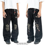 H1 Baggy Quad Viper - Burst of venom black - Jeans Pants