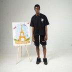 DENIMITUP Fly High Stay Low - Black tee - T-Shirt
