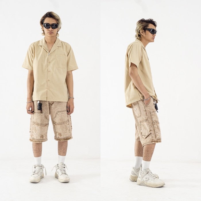 A1 carpenter short - Desert beige wash - Jeans Pants