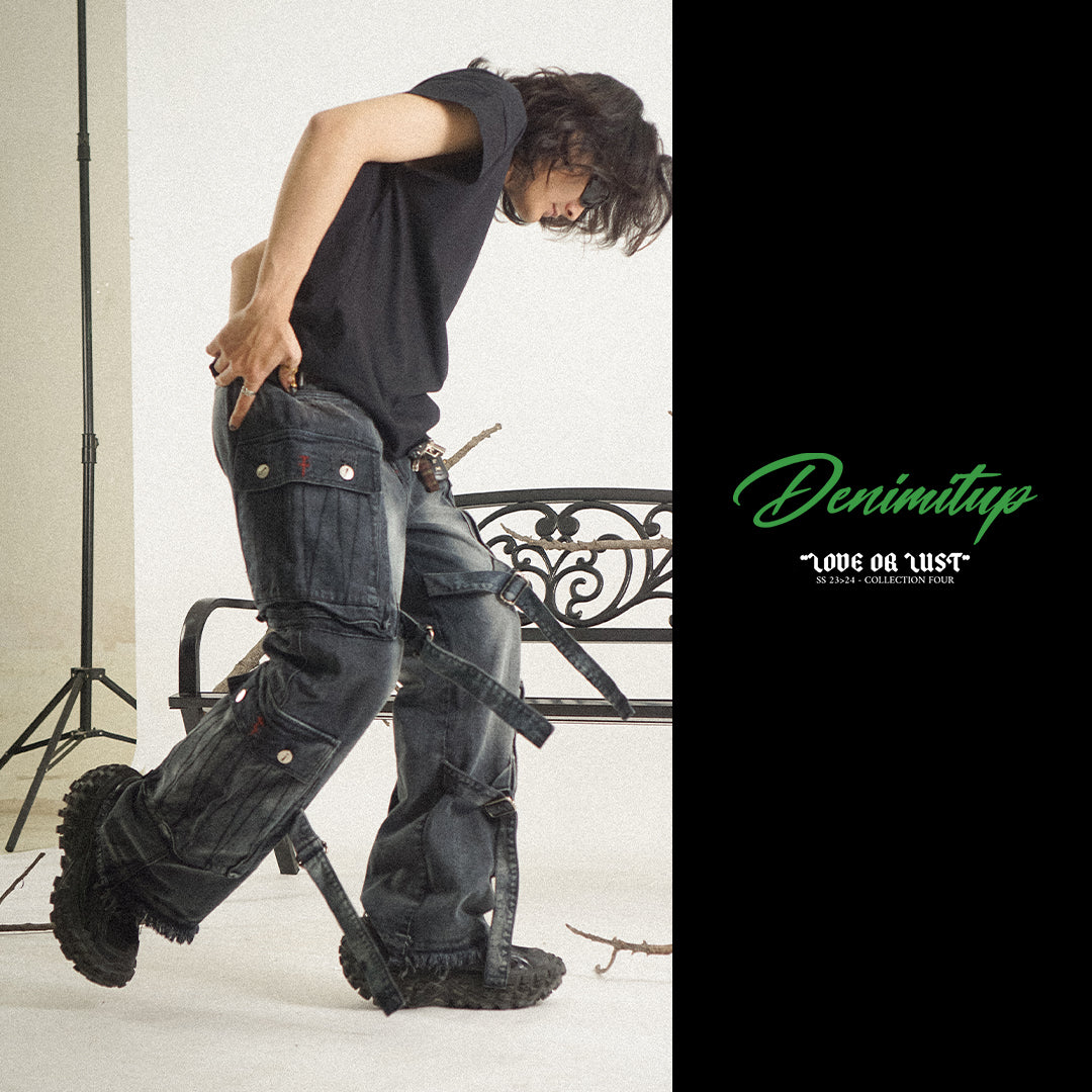 A1 quad pocket cargo - Overcast sky - Jeans Pants