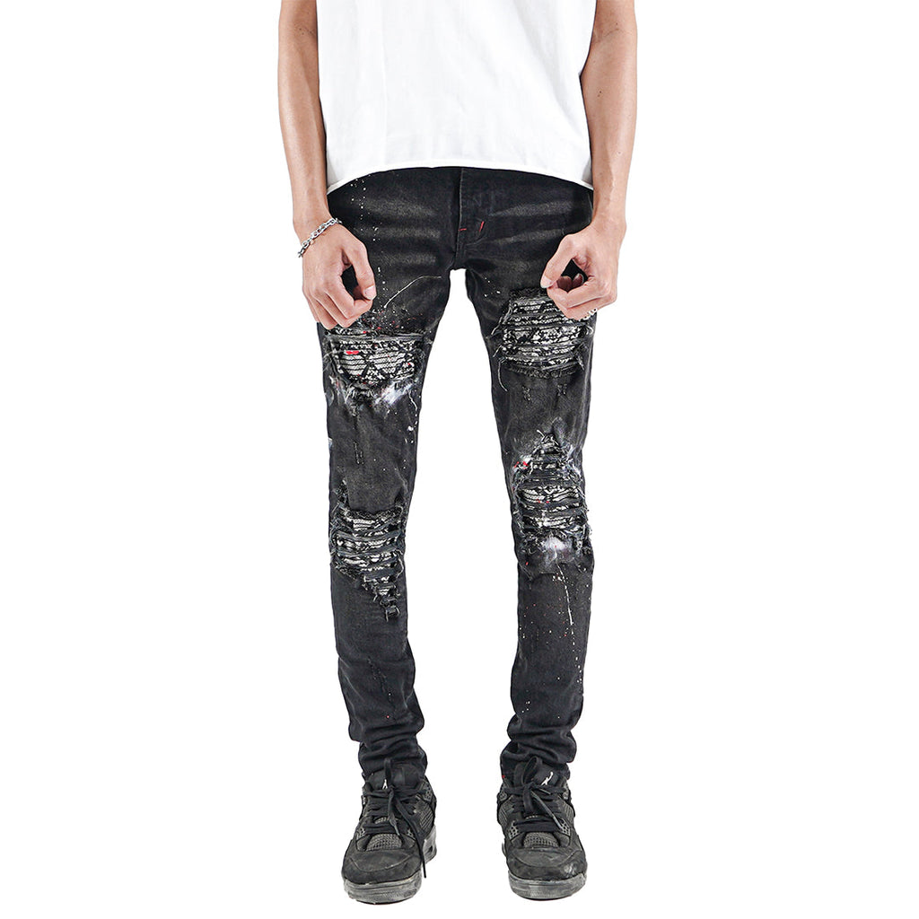 M1 quad viper - Burst of venom shadow black - Jeans Pants