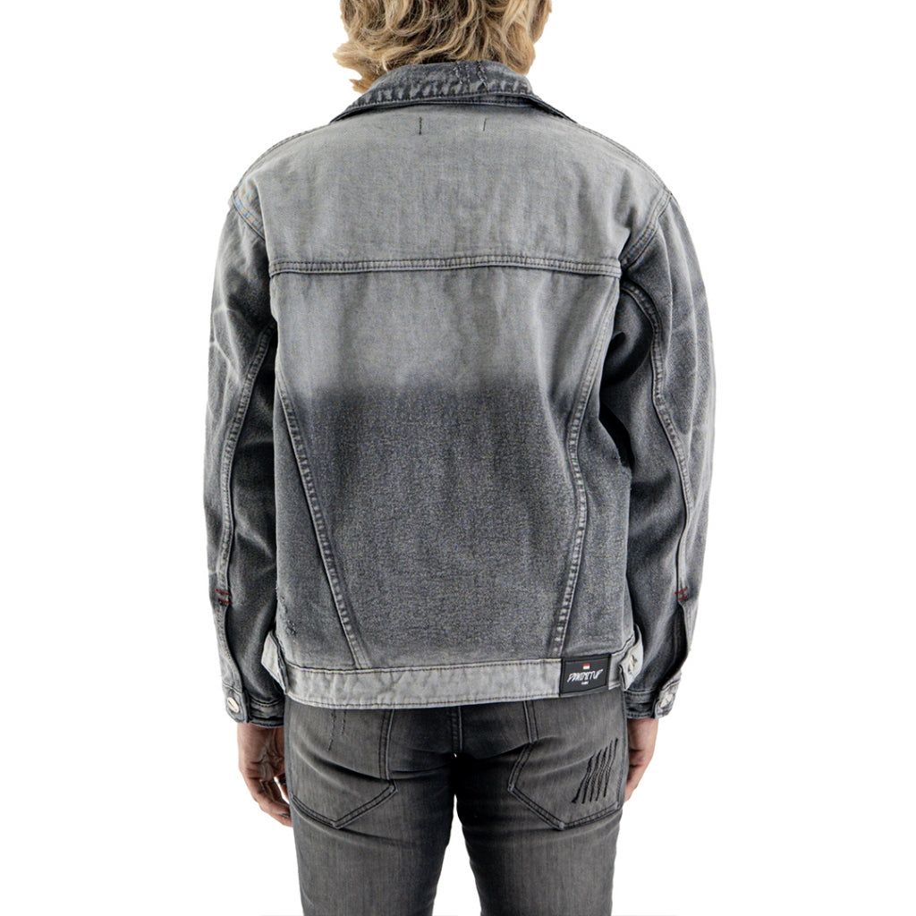 A1 Jacket - Cloud Grey Wash - Denim Jacket