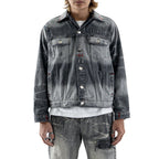 A1 Jacket - Cloud Grey Wash - Denim Jacket