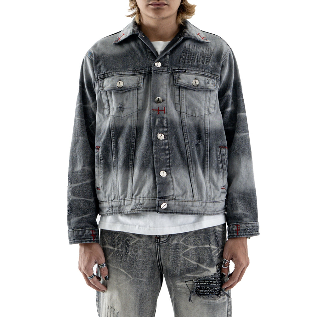 A1 Jacket - Cloud Grey Wash - Denim Jacket
