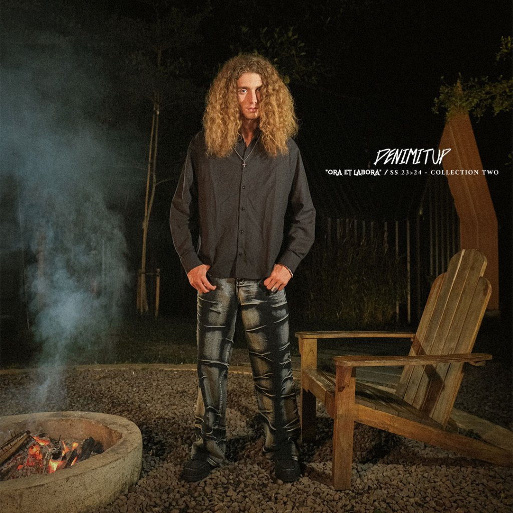 H1 baggy - Charcoal - Jeans Pants