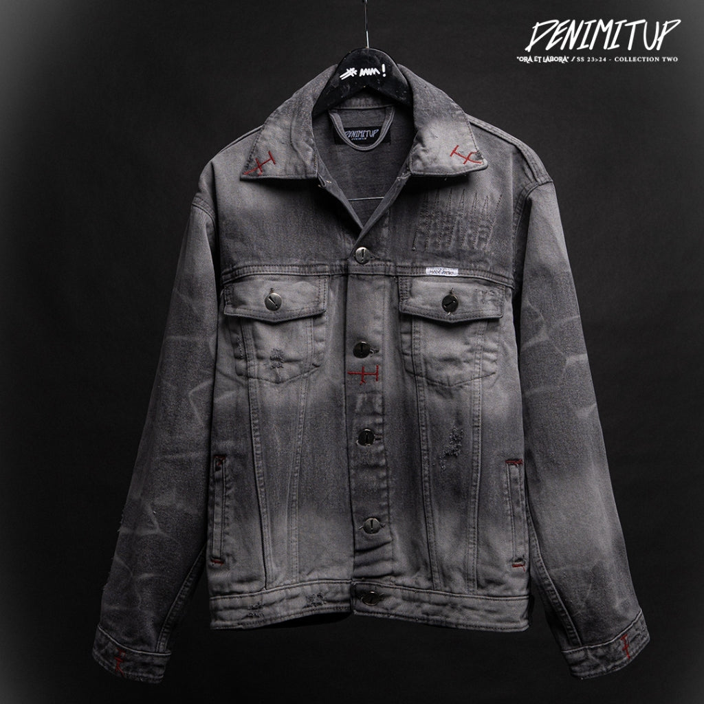 A1 Jacket - Cloud Grey Wash - Denim Jacket