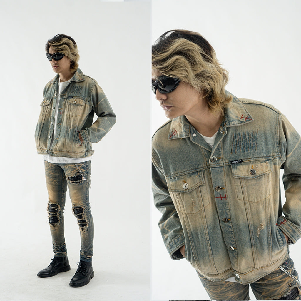 A1 Jacket - Vintage Blue - Denim Jacket