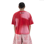 Loving Trilogo Denimitup Washed - Cloudy Red Tee - Tshirt