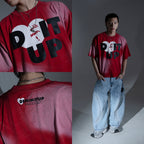 Loving Trilogo Denimitup Washed - Cloudy Red Tee - Tshirt