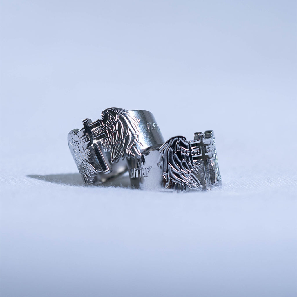 Iconic H Angel Wings - Ring