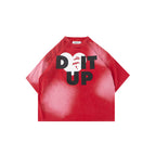 Loving Trilogo Denimitup Washed - Cloudy Red Tee - Tshirt