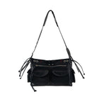 DENIMITUP H Messenger Bag - Black - Bag