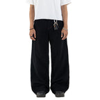 H1 Baggy H Embroidered Back Pocket - Black - Jeans