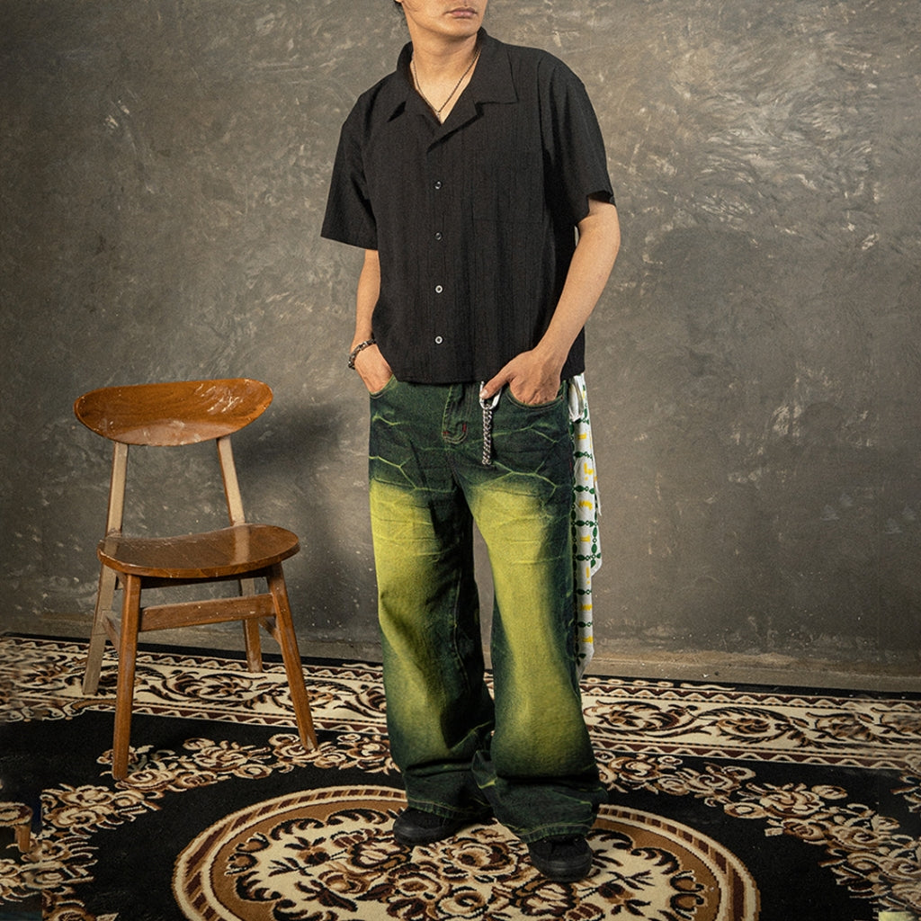 H1 Baggy - Ketupat Green -  Jeans