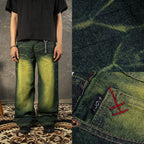 H1 Baggy - Ketupat Green -  Jeans