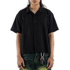 DENIMITUP Linen Crinkle - Black Shirt - Men Shirt