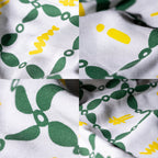 H TRILOGO - Gold/Green/White - Bandana