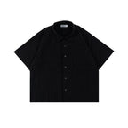 DENIMITUP Linen Crinkle - Black Shirt - Men Shirt