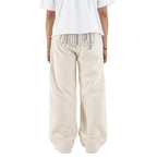 DENIMITUP H zigzag sweat pants - White Bone - Long Pants