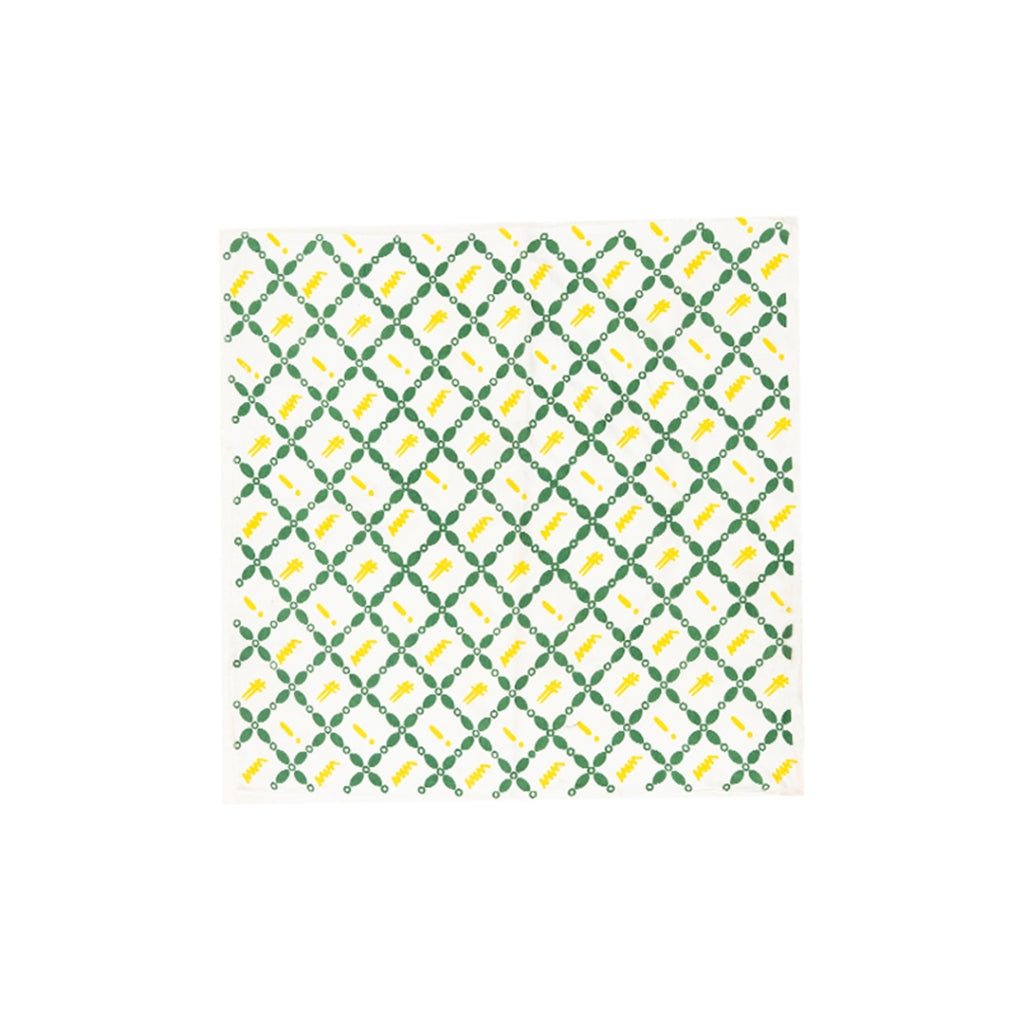 H TRILOGO - Gold/Green/White - Bandana