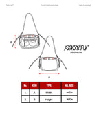 DENIMITUP H Messenger Bag - Black - Bag